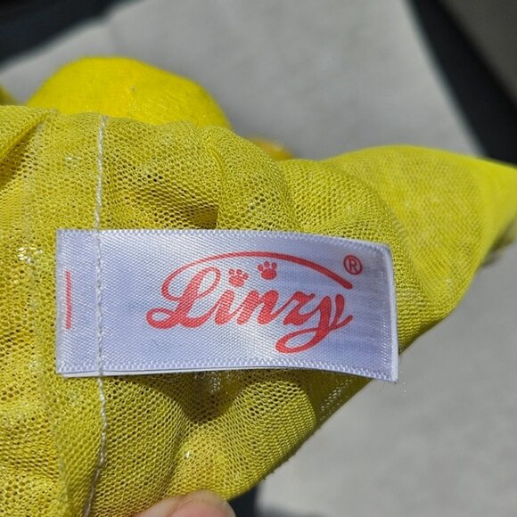 Linzey Adorable 15" Yellow Ballerina Doll Plush Very Clean - Picture 3 of 6